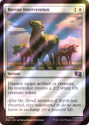 Bovine Intervention [123] [Marvel Super Heroes: Commander] [Surge Foil]