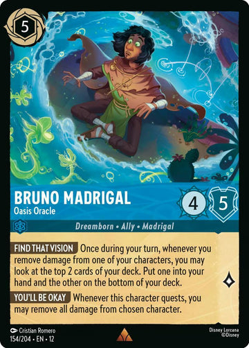 Bruno Madrigal - Oasis Oracle - 154/204 [Wilds Unknown] [Non-Foil]