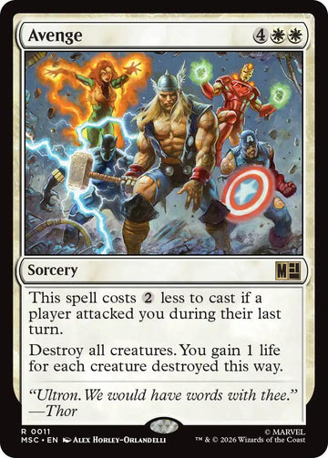 Avenge [11] [Marvel Super Heroes: Commander] [Non-Foil]