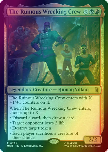 The Ruinous Wrecking Crew [224] [Marvel Super Heroes] [Foil]
