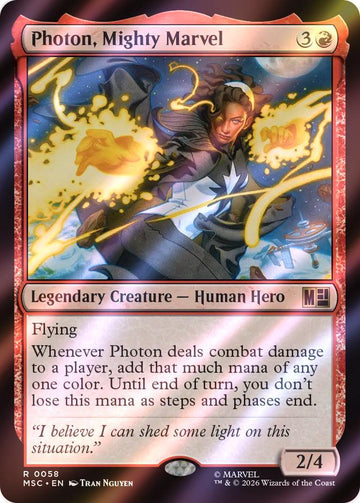 Photon, Mighty Marvel [58] [Marvel Super Heroes: Commander] [Surge Foil]