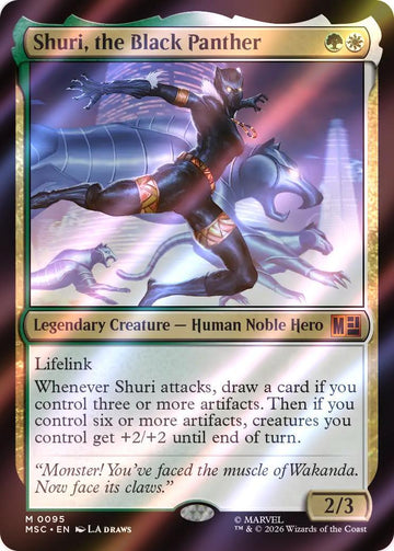 Shuri, the Black Panther [95] [Marvel Super Heroes: Commander] [Surge Foil]