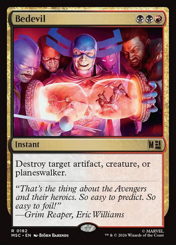 Bedevil [182] [Marvel Super Heroes: Commander] [Non-Foil]