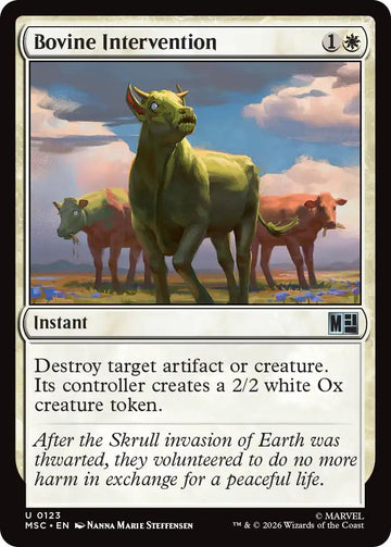 Bovine Intervention [123] [Marvel Super Heroes: Commander] [Non-Foil]