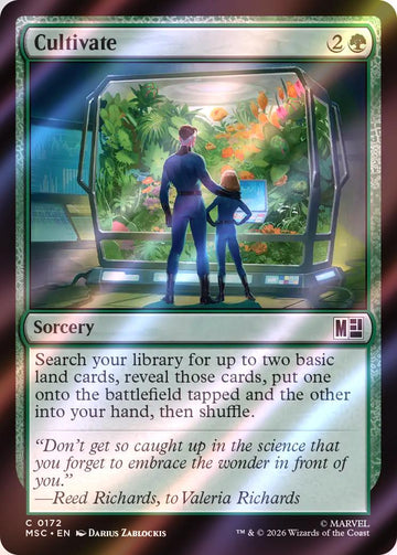Cultivate [172] [Marvel Super Heroes: Commander] [Surge Foil]