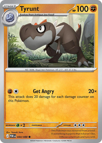Tyrunt - 044/088 - Common [me03-044] [Non-Holo]