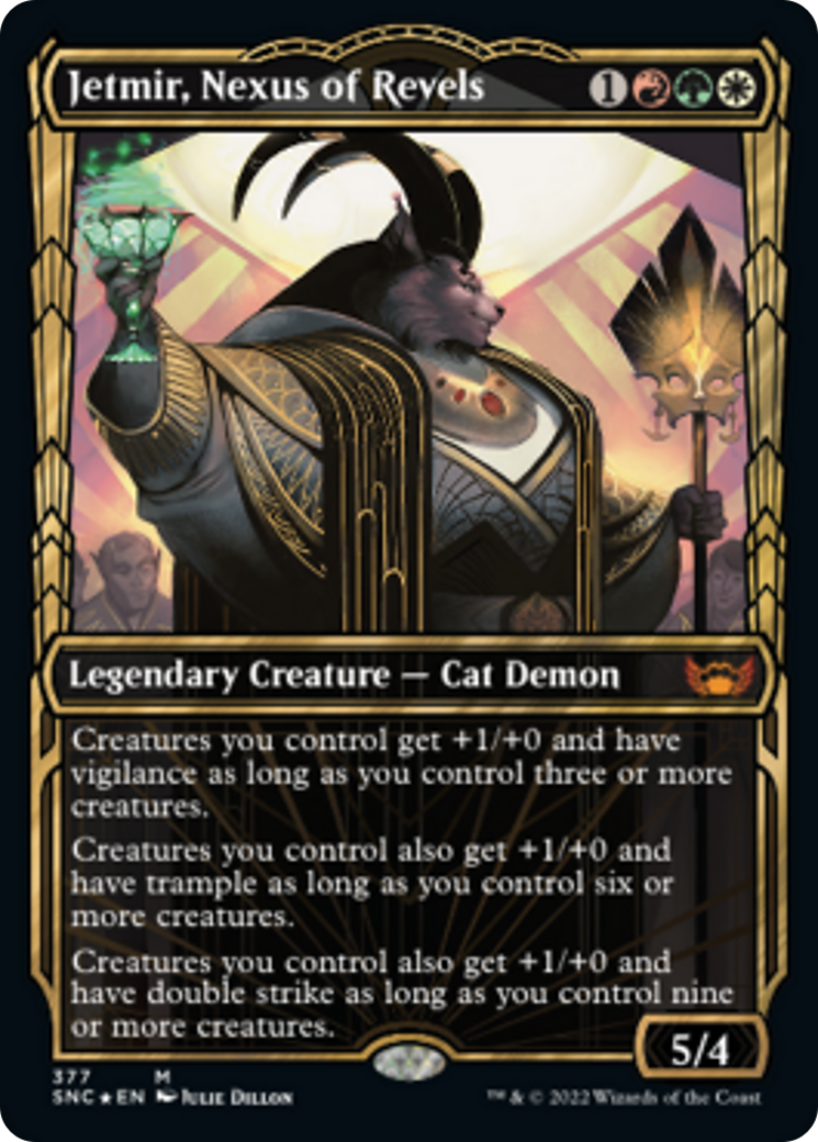 Jetmir, Nexus of Revels (SNC-377) - Streets of New Capenna: (Showcase) Foil