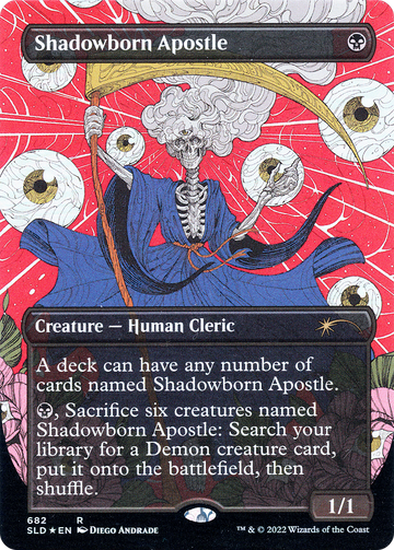 Shadowborn Apostle (SLD-682) - Secret Lair Drop (Borderless) Foil