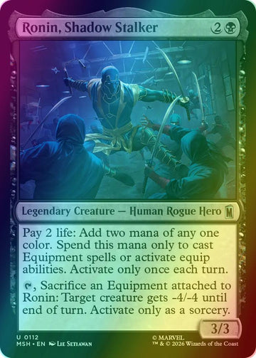 Ronin, Shadow Stalker [112] [Marvel Super Heroes] [Foil]