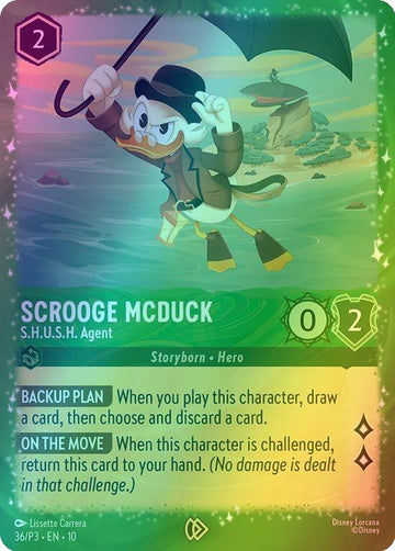 Scrooge McDuck - S.H.U.S.H. Agent - 36/P3 [Disney Lorcana Promo Cards] [Holofoil]