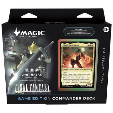 Magic the Gathering: Final Fantasy VII Commander Deck - Game Edition - Limit Break