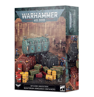 Games Workshop Warhammer 40,000 Battlezone: Manufactorum Munitorum Armoured Containers
