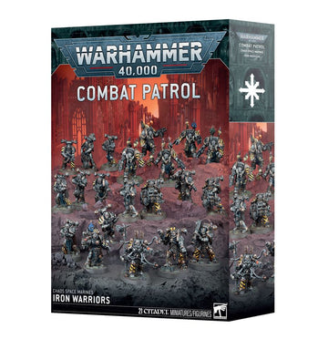 Games Workshop Warhammer 40,000: Chaos Space Marines Combat Patrol: Iron Warriors