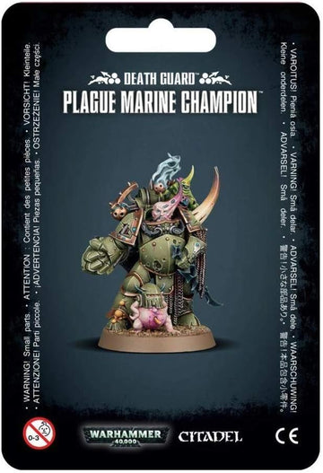 Games Workshop Warhammer 40,000: Death Guard Plague Marine Champion