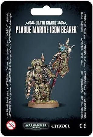 Games Workshop Warhammer 40,000: Death Guard: Plague Marine Icon Bearer