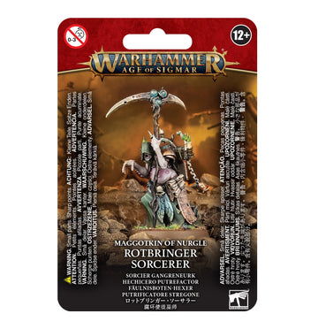 Games Workshop Warhammer Age of Sigmar: Maggotkin of Nurgle Rotbringer Sorcerer