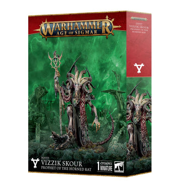 Games Workshop Warhammer Age of Sigmar: Skaven Vizzik Skour, Prophet of the Horned Rat