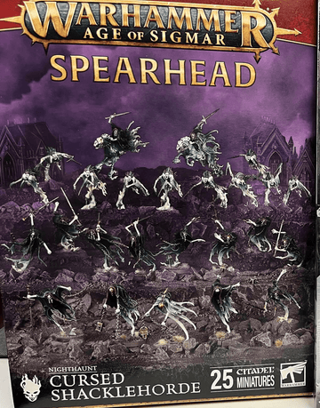 Games Workshop Warhammer Age of Sigmar: Spearhead: Nighthaunt: Cursed Shacklehorde