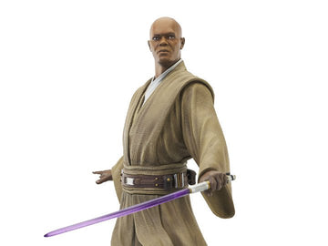 Gentle Giant Star Wars: Attack of the Clones Mace Windu Premier Collection 1:7 Scale Statue