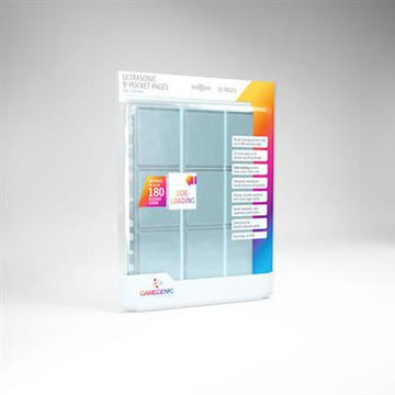 Gamegenic Sideloading 9-Pocket Pages: Clear (10)