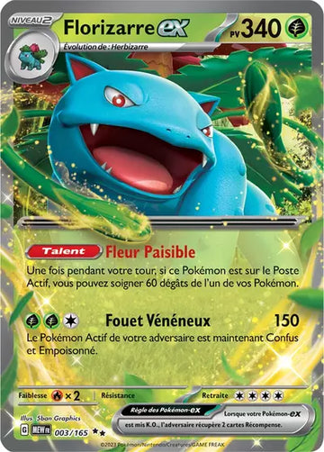 Florizarre Ex (003/165) 151 FRENCH