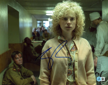Jessie Buckley Chernobyl Authentic Signed 11x14 Horizontal Photo BAS #BV00882