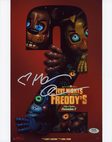 Mckenna Grace Five Nights at Freddy's 2 Authentic Signed 11x14 Photo PSA AQ16792