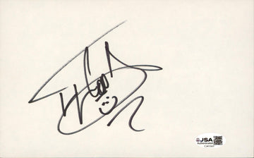 LL Cool J Rapper & Actor Authentic Signed 5x8 Cut Signature JSA #CJ41561