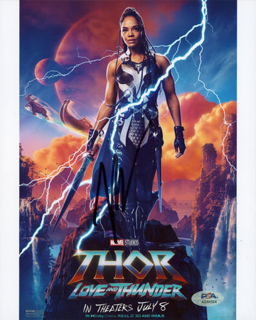 Tessa Thompson Thor Love And Thunder Authentic Signed 8x10 Photo PSA/DNA AQ51524