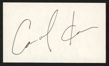 Carol Kane The Princess Bride Authentic Signed 3x5 Index Card BAS #BW35560