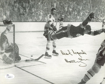 Bruins Bobby Orr "Best Regards" Authentic Signed Photo 7.5x11 JSA #V08971