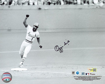 Cardinals Ozzie Smith Authentic Signed 8x10 Horizontal Photo Fanatics #B530112