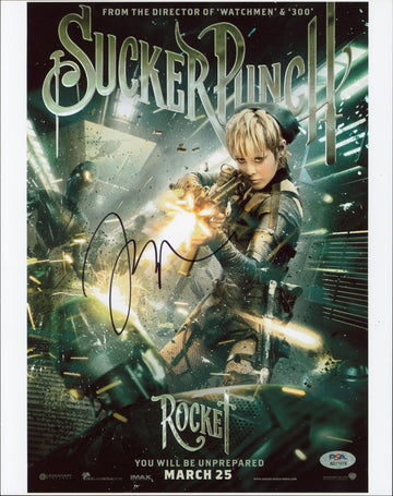 Jena Malone Sucker Punch Authentic Signed 11x14 Vertical Photo PSA/DNA #AQ17615