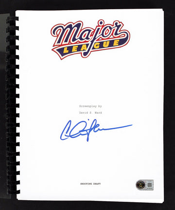 Charlie Sheen Major League Authentic Signed Movie Script Autographed BAS Witness