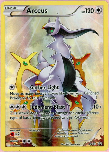 Pokemon Single: Arceus #XY83 Promo (2015) Colorless LP