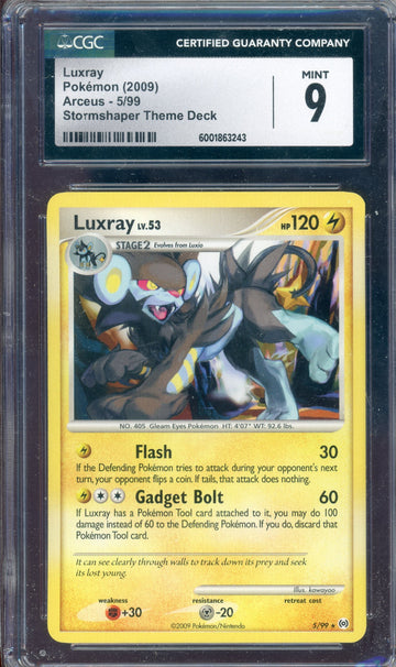 CGC 9 LUXRAY STORMSHAPER DECK