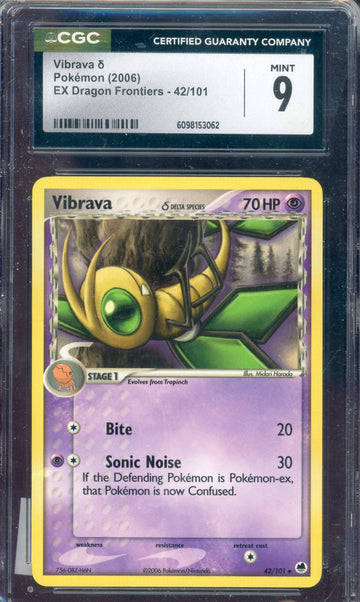 CGC 9 VIBRAVA EX DRAGON FRONTIERS