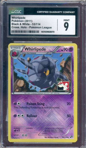 CGC 9 WHIRLIPEDE CROSS HOLO