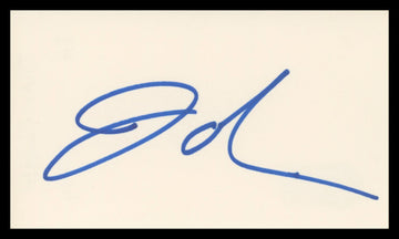 John Corbett Northern Exposure Authentic Signed 3x5 Index Card BAS #BV02121