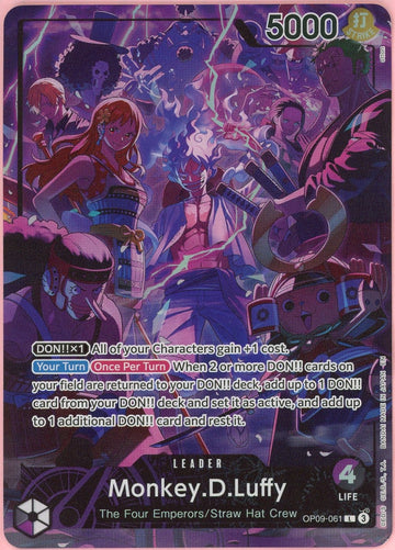 One Piece Single: Monkey D. Luffy OP09-061 2nd Anniversary Set LP