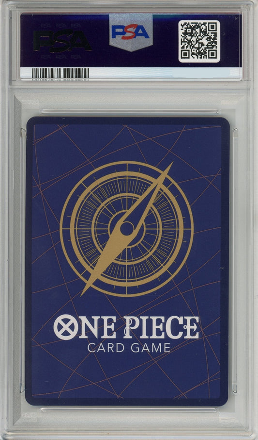 One Piece Graded: Buggy Alt Art OP09-052 3rd Anniversary- Silver PSA 10