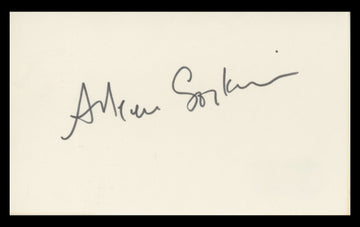 Arleen Sorkin Days of Our Lives Authentic Signed 3x5 Index Card BAS #BV59152