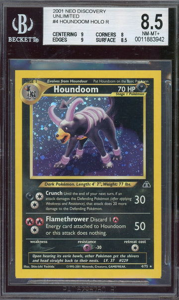 BGS 8.5 Houndoom Holo R
