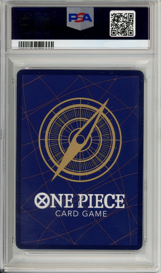 One Piece Graded: Divine Departure OP13-076 Carrying On His Will Alternate Art PSA 10