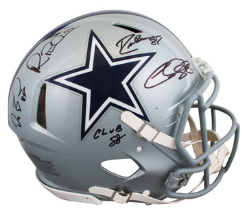 Club 88 (4) Pearson, Lamb, Bryant & Irvin Signed F/S Speed Proline Helmet BAS W