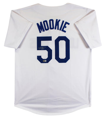 Mookie Betts Authentic Signed White Pro Style Jersey Autographed BAS 2