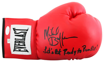 Michael Buffer "Let's Get Ready to Rumble!" Signed Everlast Boxing Glove JSA Wit