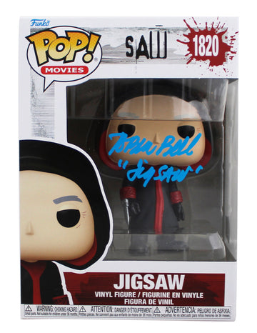 Tobin Bell Saw "Jigsaw" Signed #1820 Funko Pop Vinyl Figure BAS Wit #3W152178