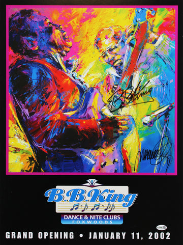 B.B. King Authentic Signed 18x24 Foxwoods Grand Opening Poster JSA #CL51533