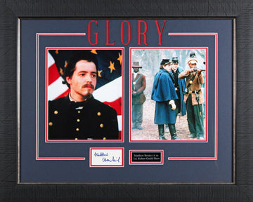 Matthew Broderick Glory Authentic Signed & Framed 1.5x3 Cut Sig JSA #AK75078